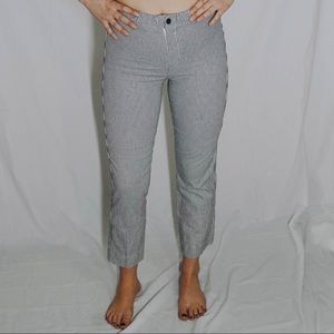 Blue and White Striped Chino Pants Brandy Melville